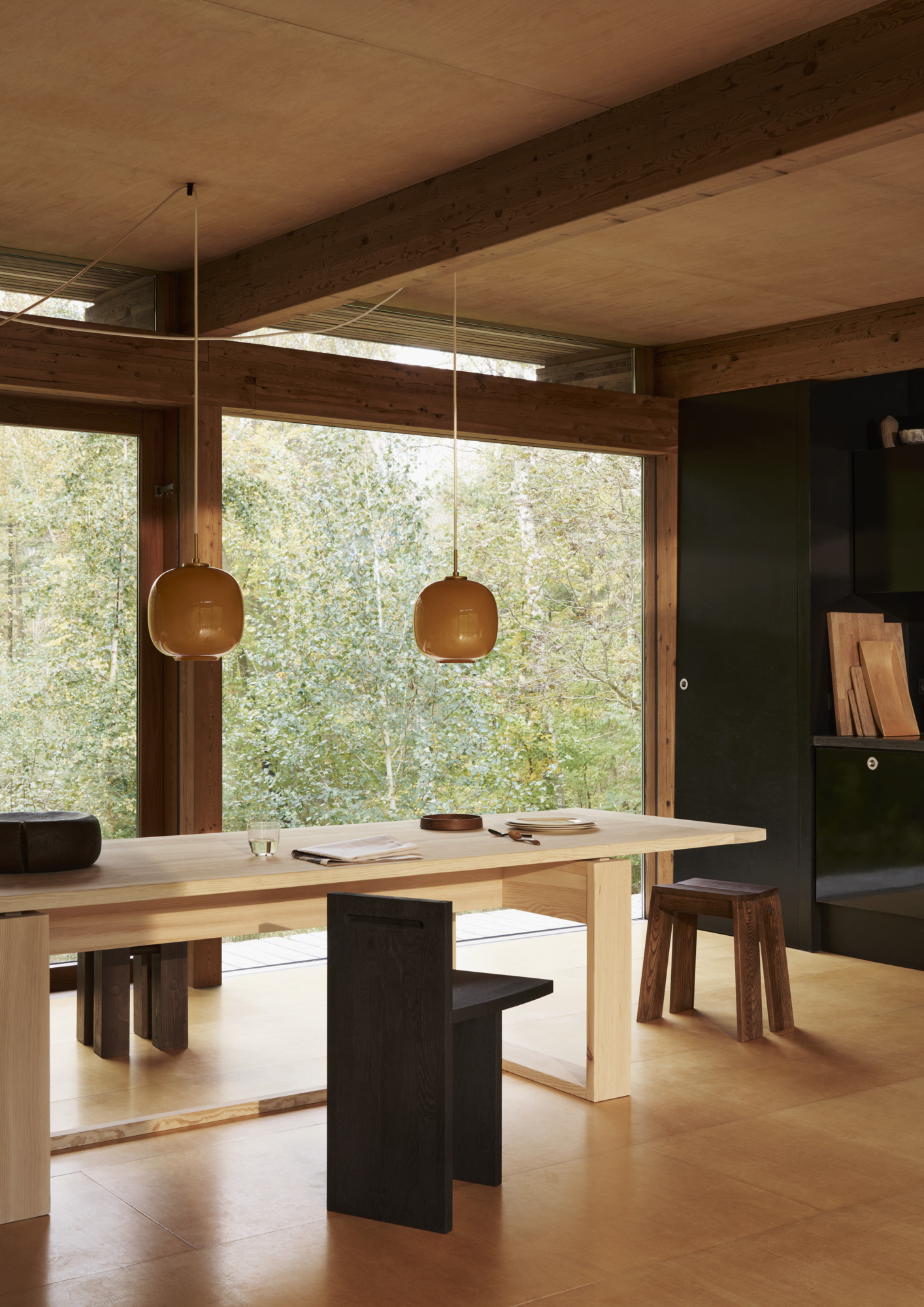 ルイスポールセン（Louis Poulsen） VL 45 ラジオハウス ペンダント / Φ175 アンバー