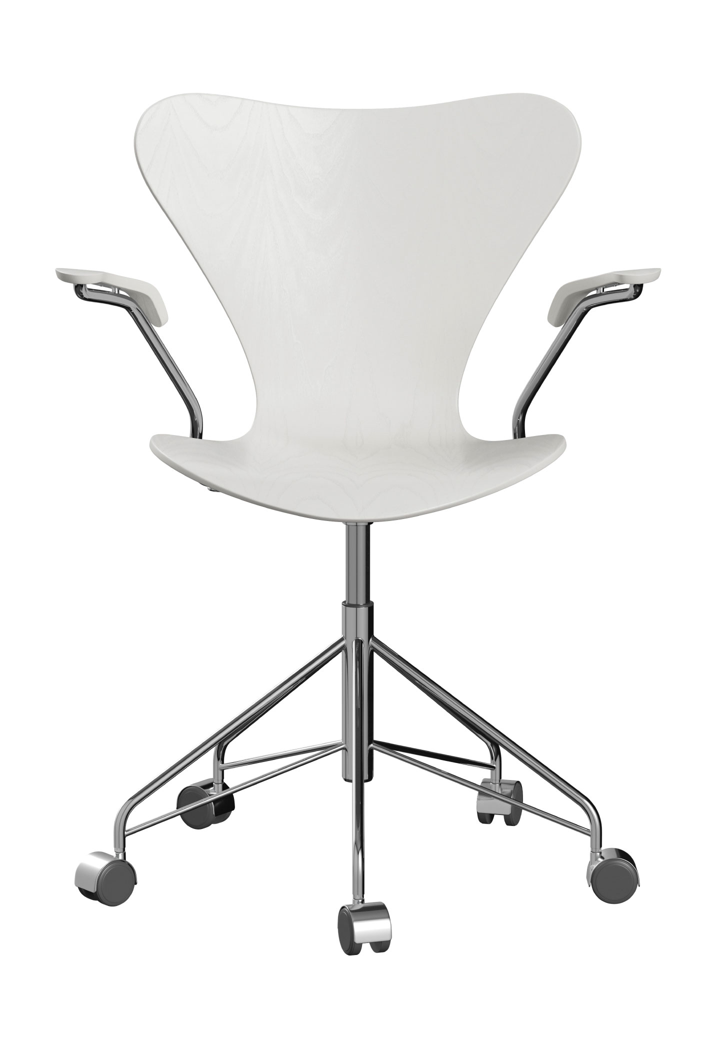 フリッツ・ハンセン（FRITZ HANSEN）セブンチェアキャスターチェア（アーム付き）