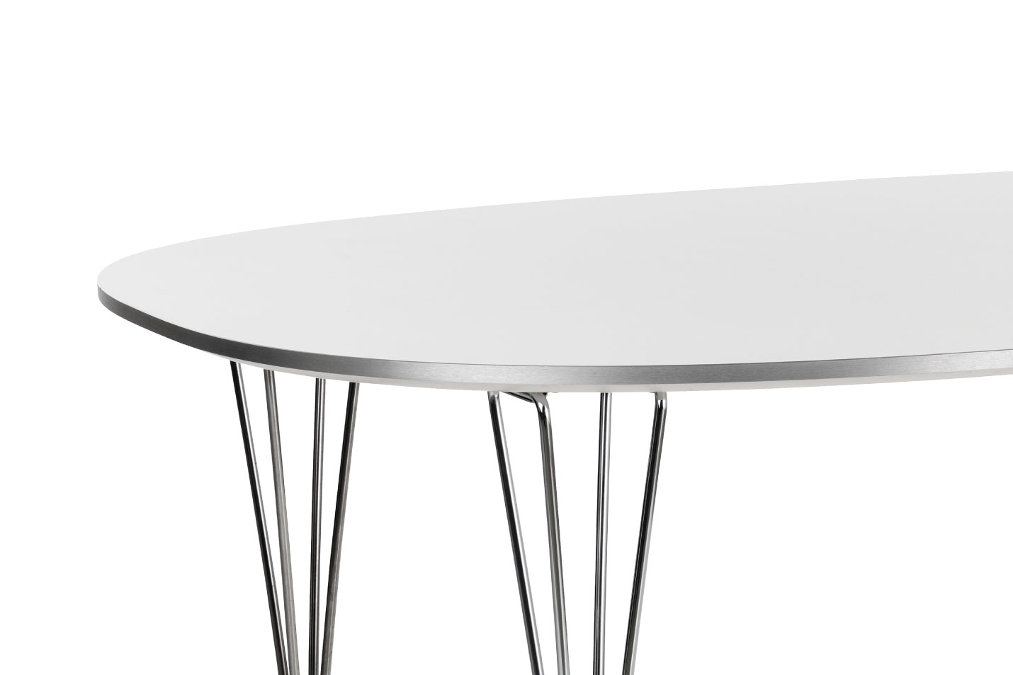 フリッツ・ハンセン（FRITZ HANSEN）スーパー円テーブル楕円テーブルのフェニックスラミネート天板