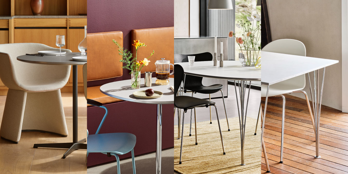 フリッツ・ハンセン（FRITZ HANSEN）暮らしに寄り添う選べる天板のサイズ