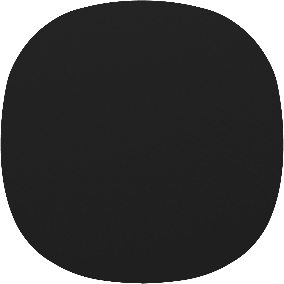 フリッツ・ハンセン（FRITZ HANSEN）スーパー円テーブル楕円テーブルのフェニックスラミネート天板ブラック