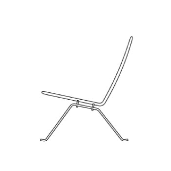 フリッツ・ハンセン（FRITZ HANSEN）ポール・ケアホルム ラウンジチェア