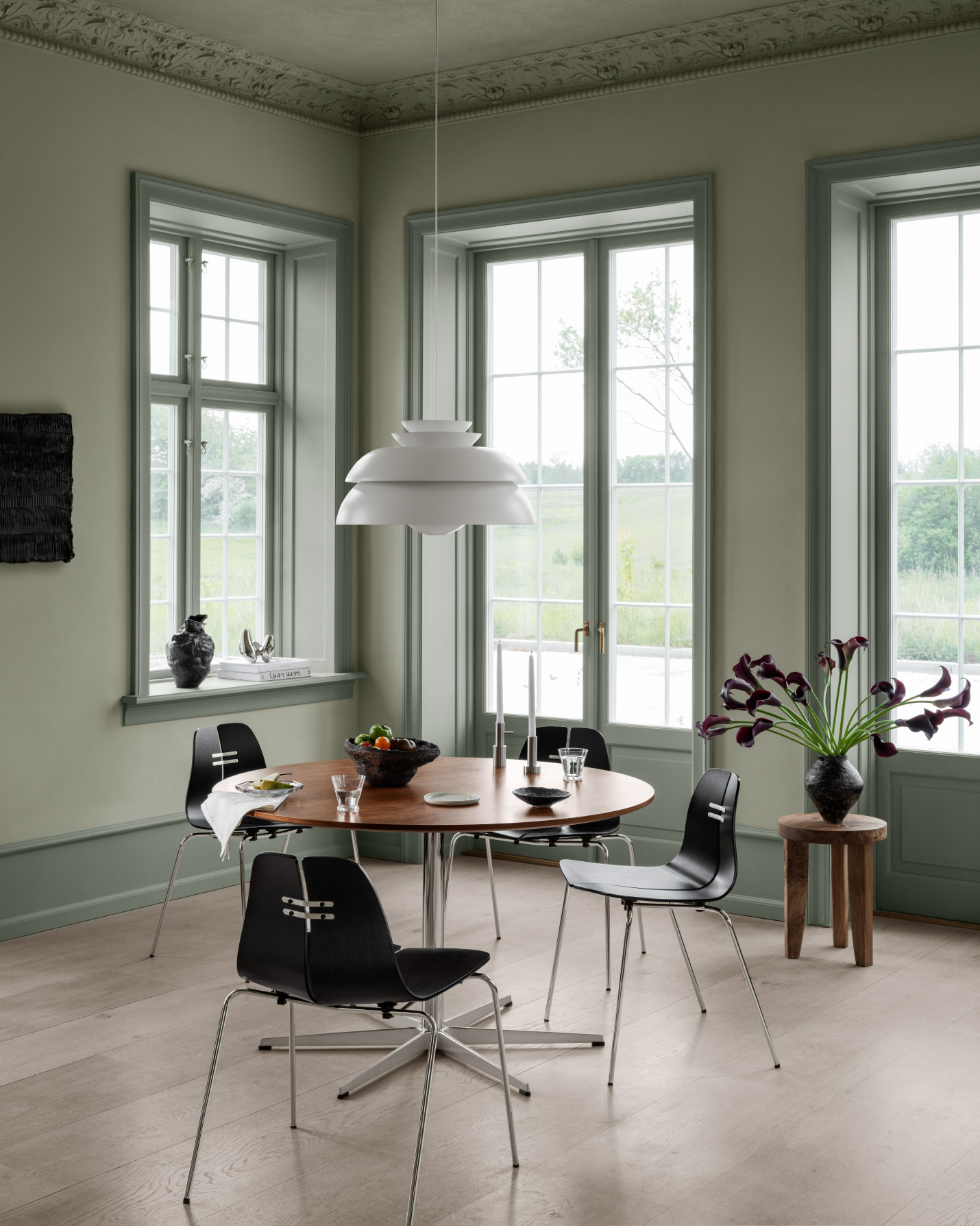 FRITZ HANSEN（フリッツ・ハンセン）PK3 ダイニングチェア / ブラックカラードアッシュ