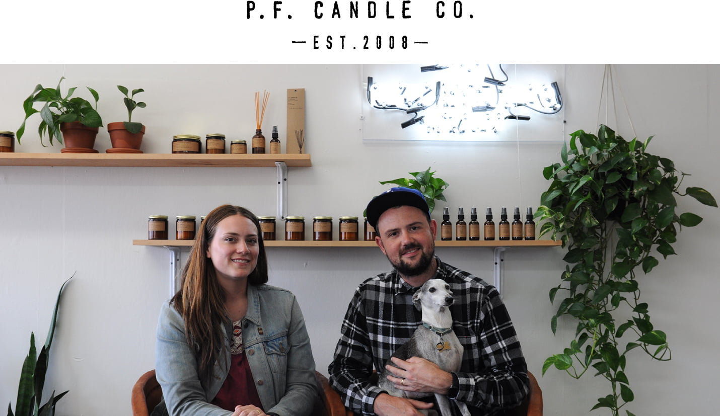 P.F.キャンドル　ロサンゼルスのクリスティンとトーマスの夫婦