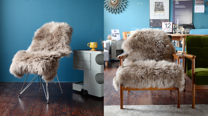 NATURES COLLECTION（ネイチャーズ・コレクション） SHEEP SKIN（シープスキン）／シープスキンはイームズやカリモク60にも合わせやすい