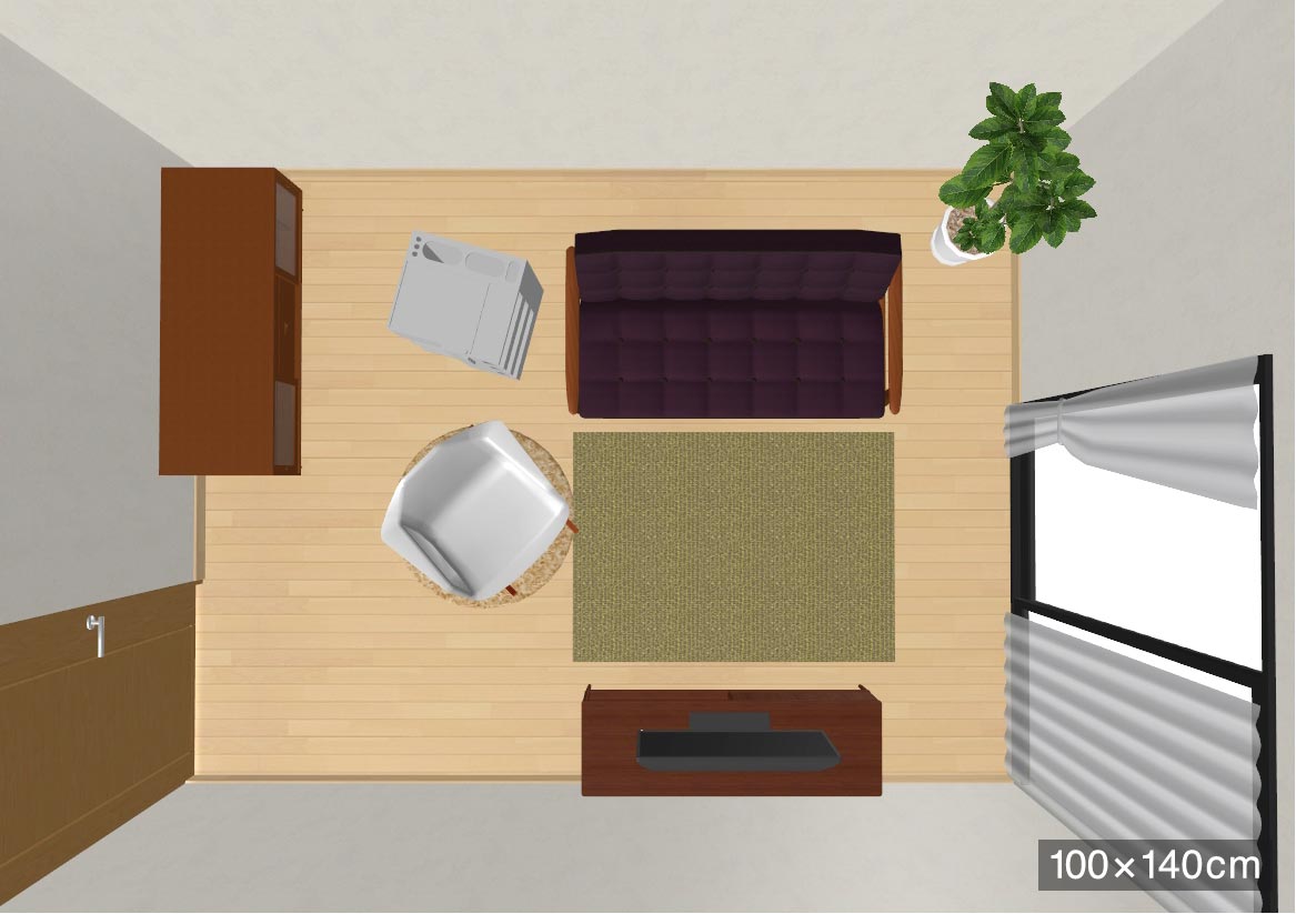 100×140グリーン