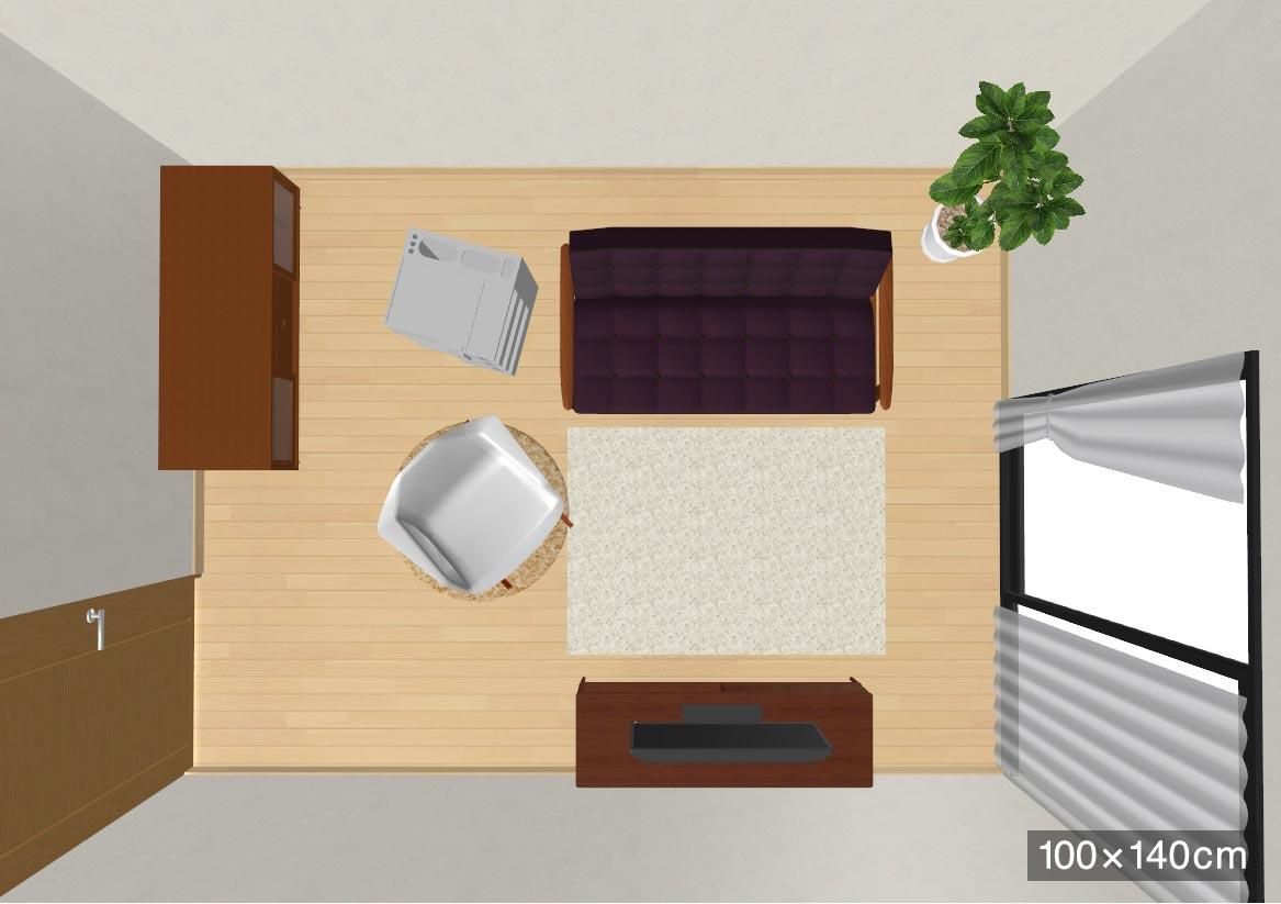 100×140アイボリー