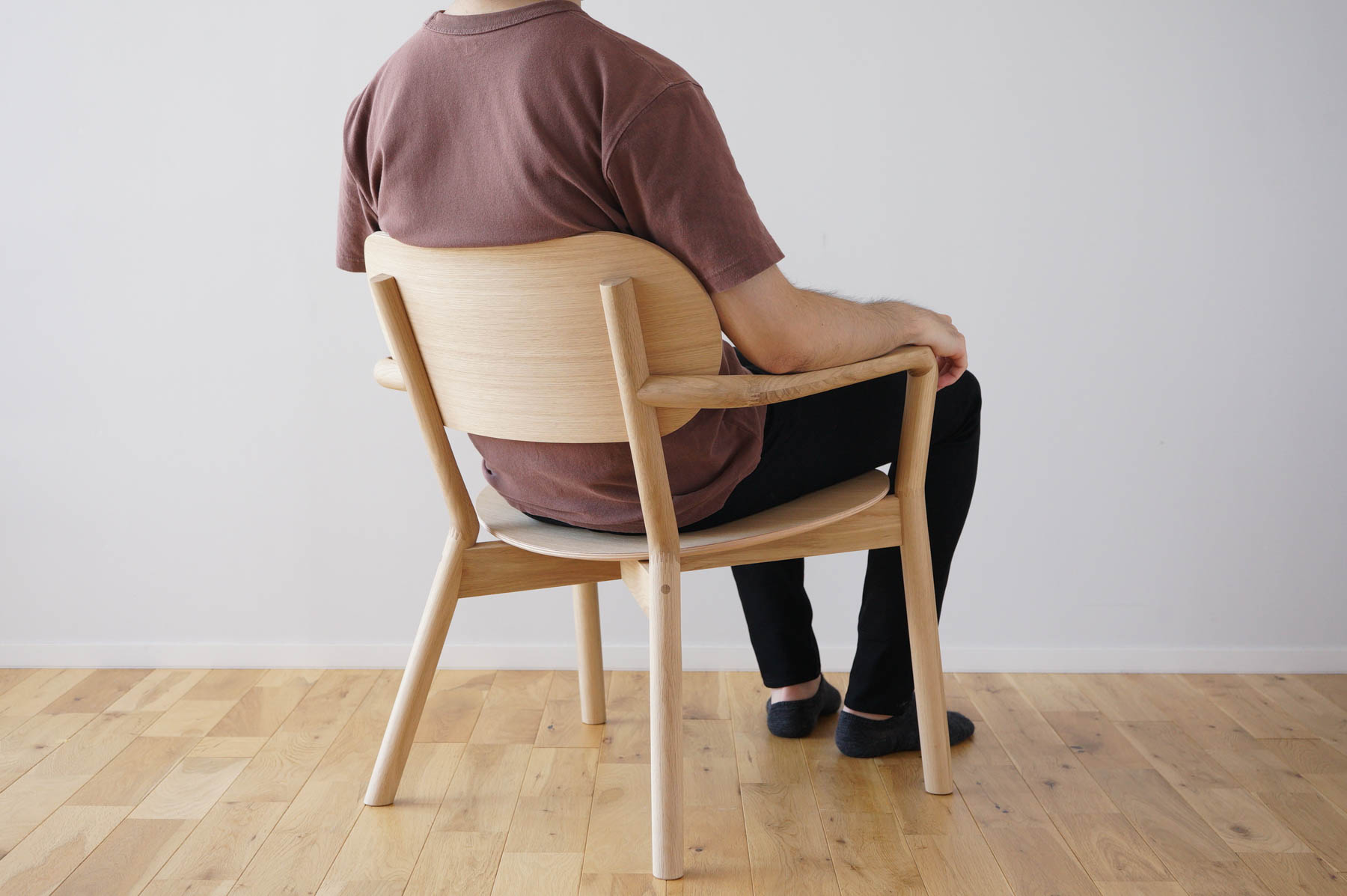 スタッフが座ってみて