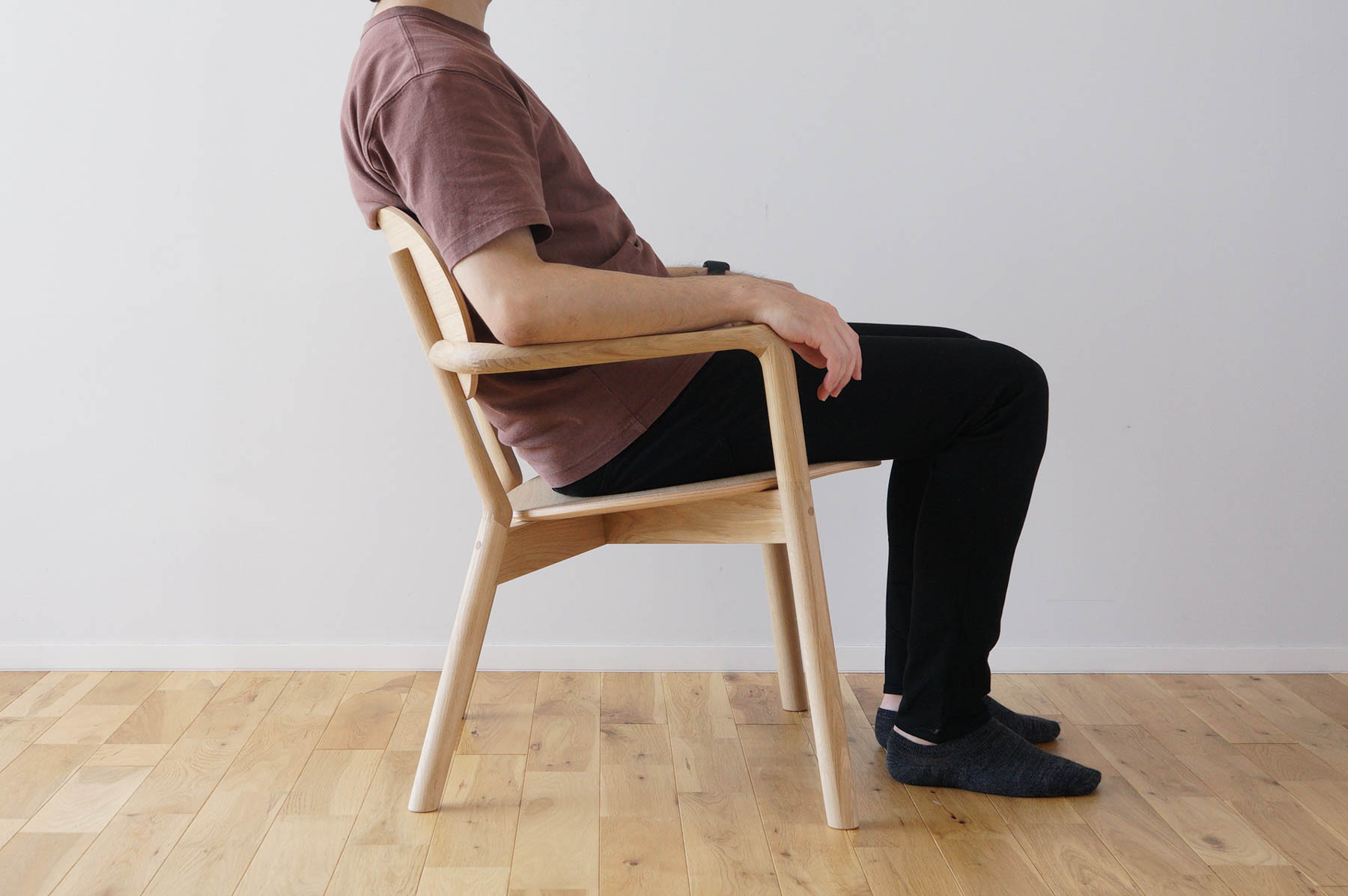 スタッフが座ってみて