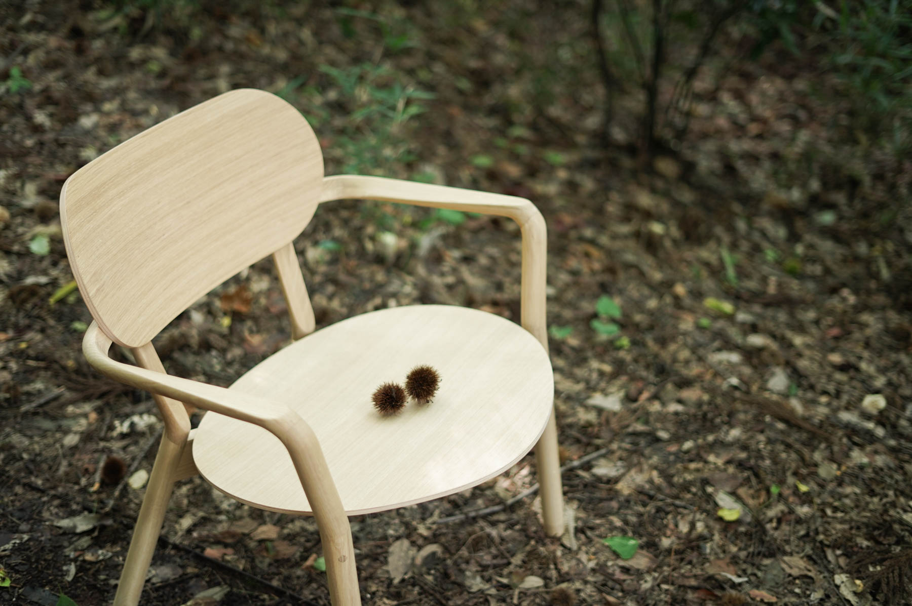 森の中でKNSキャストールローチェア