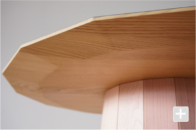 カリモクニュースタンダード カラーウッド ダークウッド 天板裏