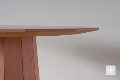 カリモクニュースタンダード カラーウッド ダークウッド 天板真横