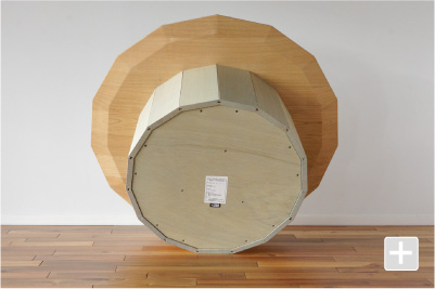 カリモクニュースタンダード カラーウッド グリーングリッド 裏面