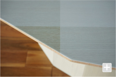 カリモクニュースタンダード カラーウッド グリーングリッド 天板エッジ