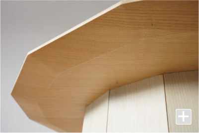 カリモクニュースタンダード カラーウッド グリーングリッド 天板裏