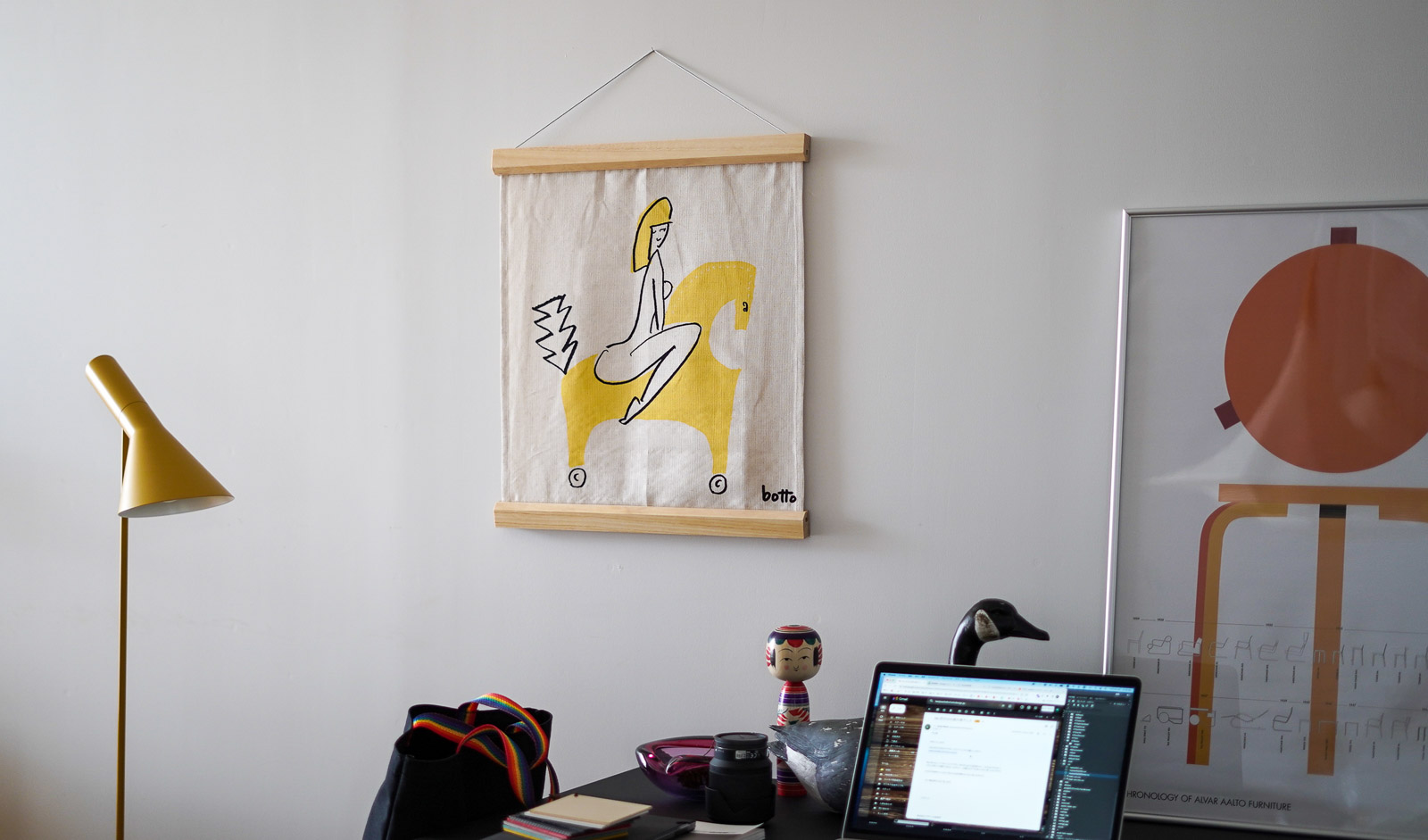 ファブリックアートbotto