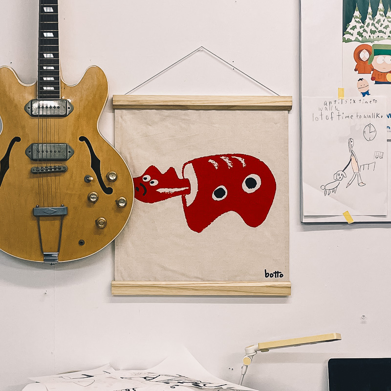 タペストリー Three Colors / あなたに かたおもい(あか)