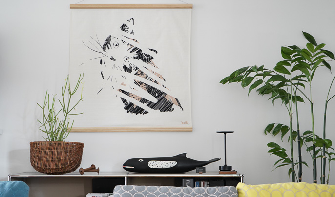 タペストリーbottoキャット