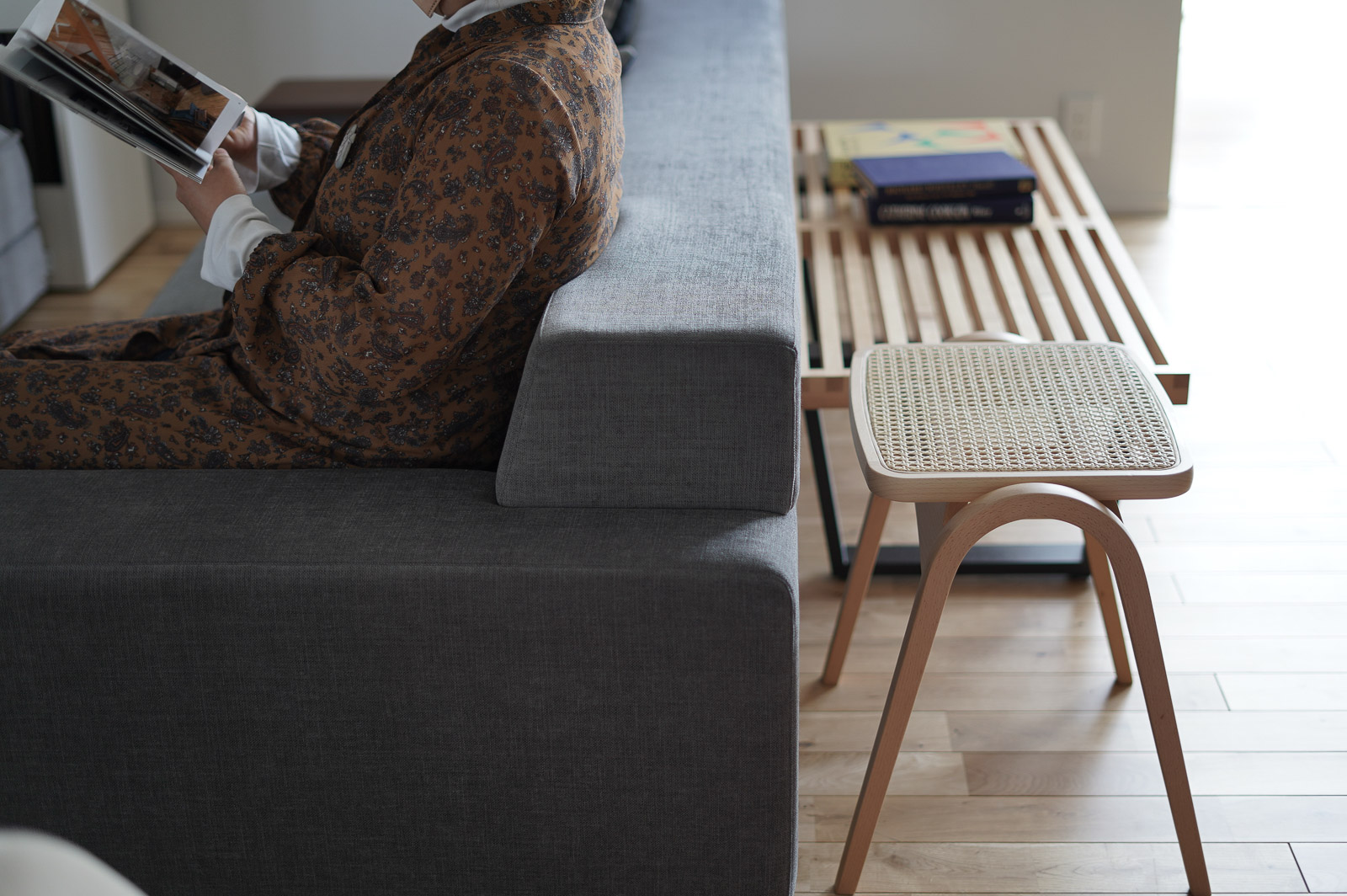 LDKでソファの後ろに