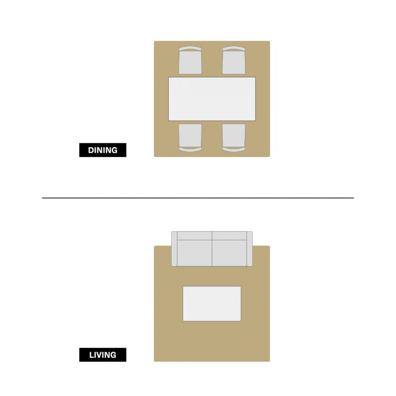 200×200cmのレイアウト