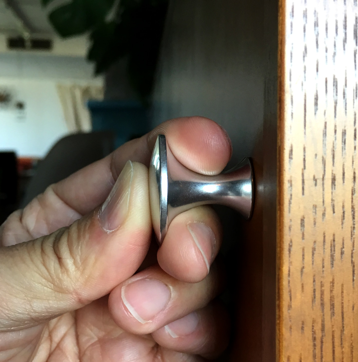 アルミノブをマイホームに