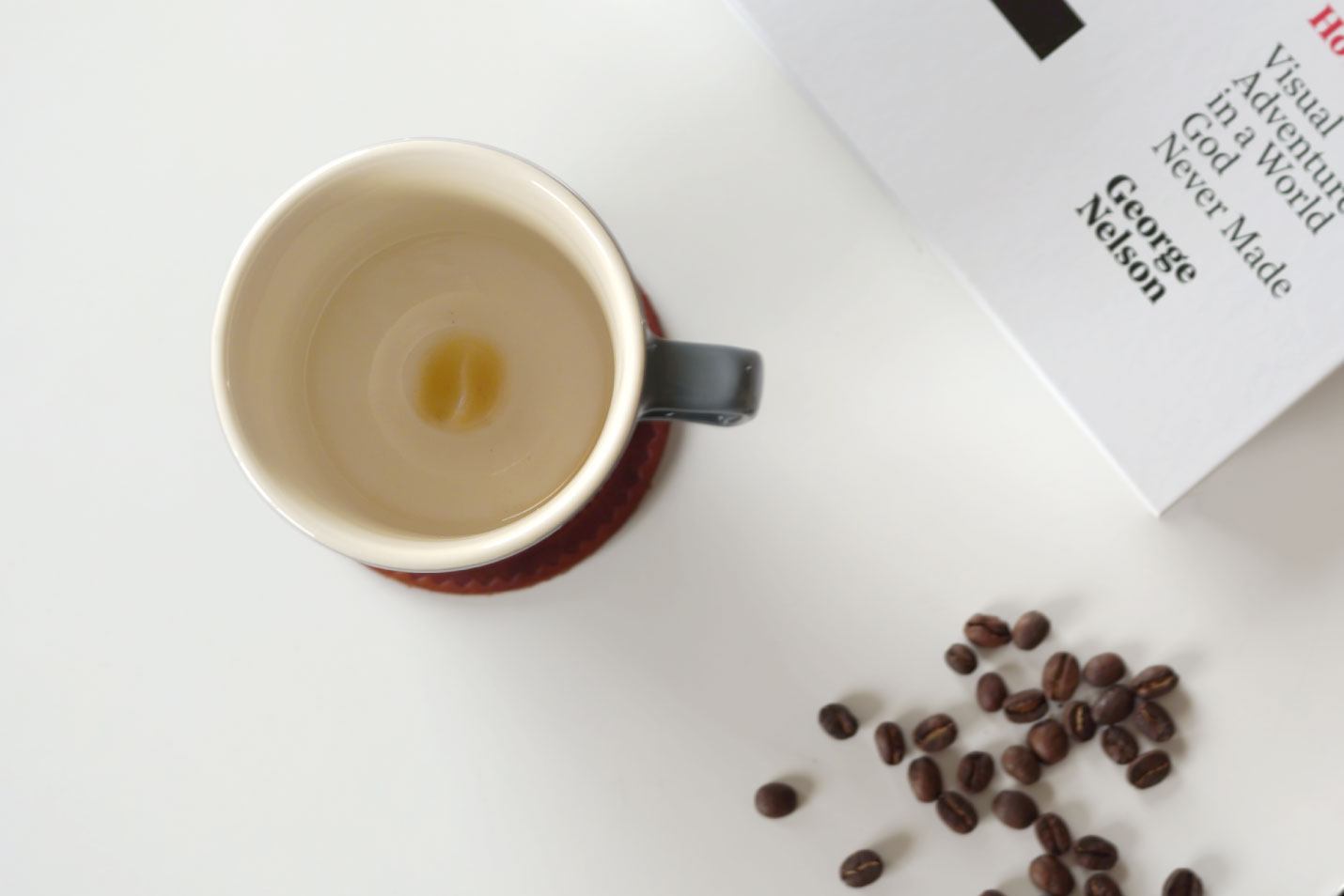 飲み終わった後までコーヒーと共に