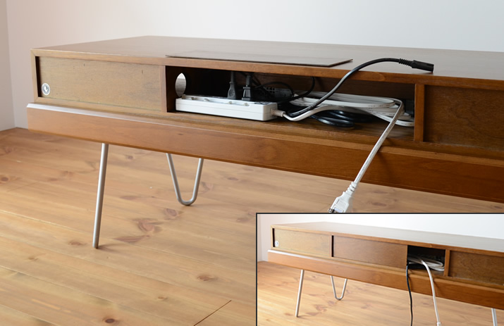 826STANDARD UNIT（826スタンダード ユニット）126cm テレビボード（テレビ台）Aセット ウッドレッグ [BAS3SW]