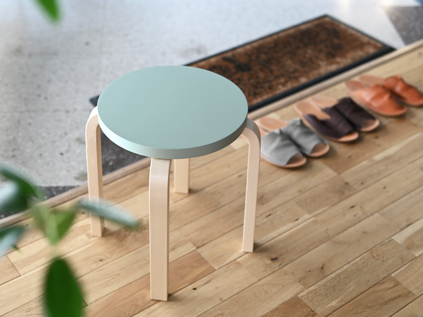 artek (アルテック) 4本脚 スツール stool E60 カラーラッカー