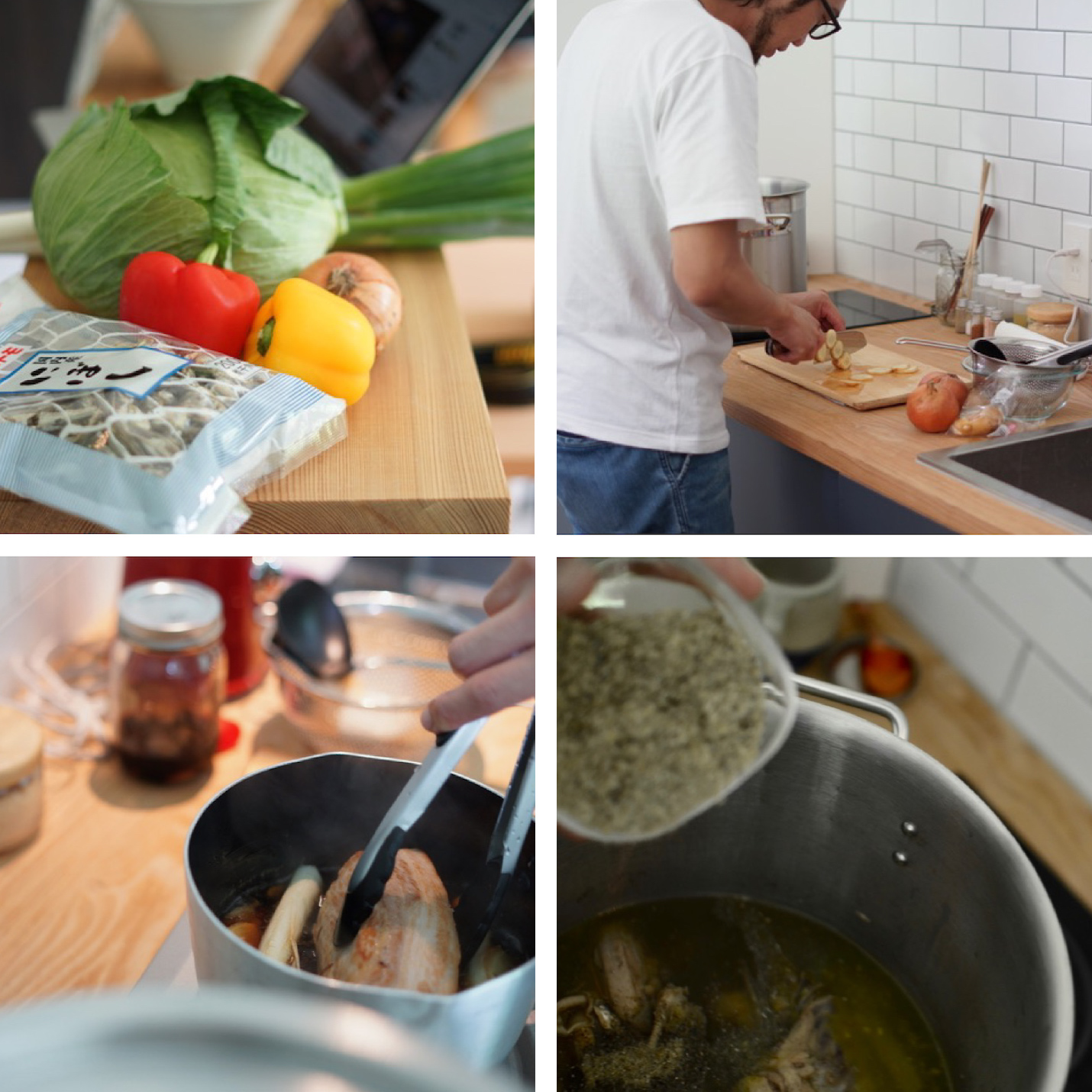 着々と進む下ごしらえ