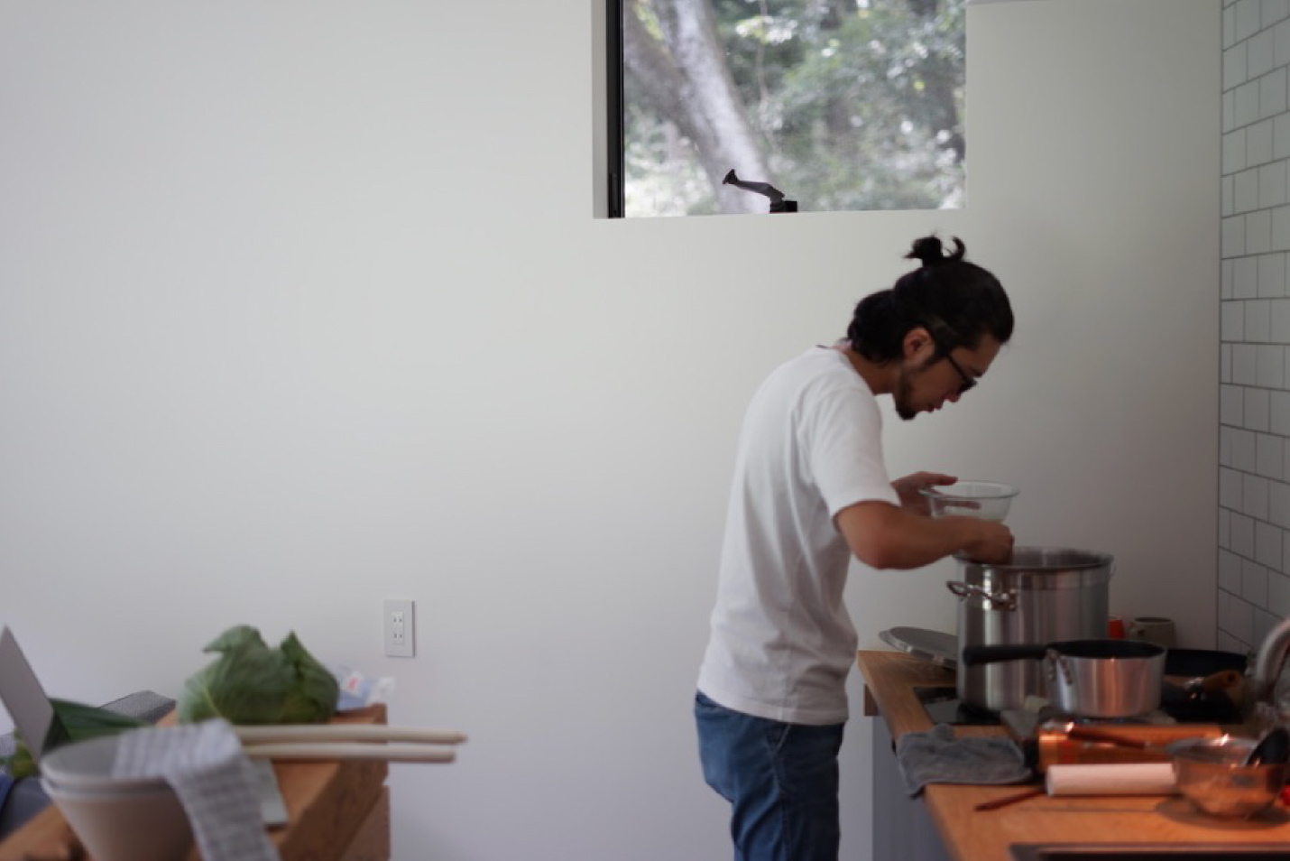 スープのアク取り