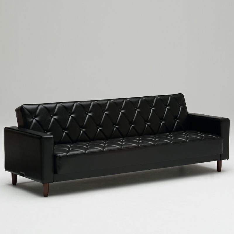 カリモク60 スリーピングソファ スタンダードブラック［Y36213BD