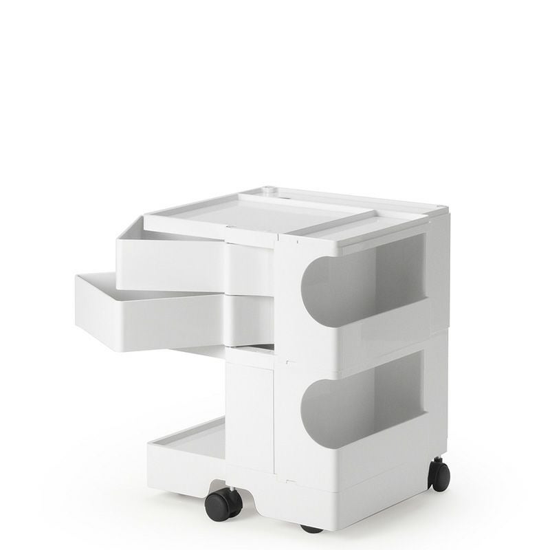 ボビーワゴン 2段2トレイ ホワイト | インテリアショップvanilla