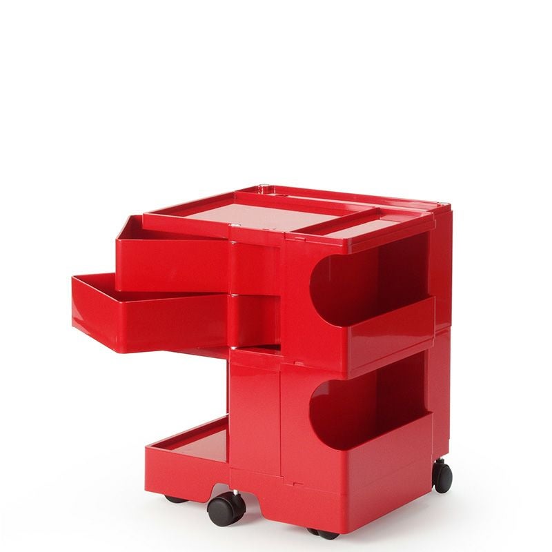 ボビーワゴン 2段2トレイ レッド