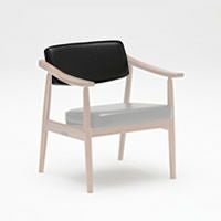 カリモク60 Dチェア スタンダードブラック用もたれクッション