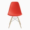 ハーマンミラー（Hermanmiller）イームズ サイドシェルチェア DSW レッド クロームベース メープル［DSW. 47 UL ZE E8］