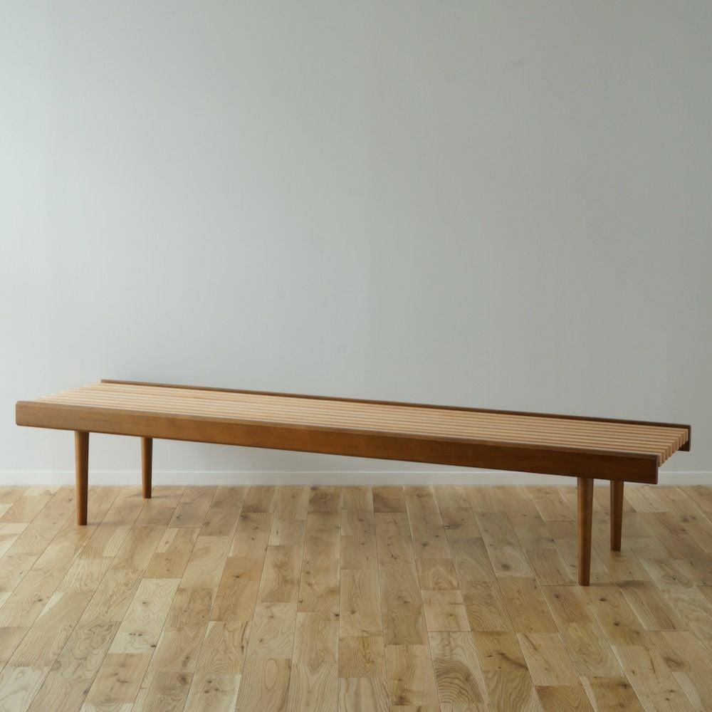 【826STANDERD】スラットベンチ ウッドレッグあります！！ 826STANDARD UNIT126cm スラットベンチ ウッドレッグ [S3SW] ブラウン