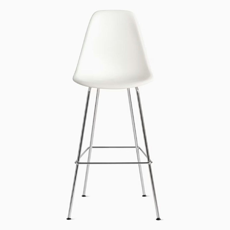 ハーマンミラー（Hermanmiller）イームズ シェルスツール バーハイトスツール DSHBX ホワイト クロームベース［DSHBX. 47 ZF E8］