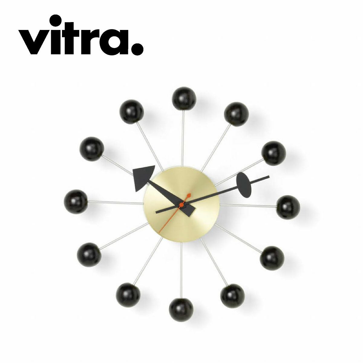 Vitra（ヴィトラ） ネルソン ボールクロック ブラック | インテリア 