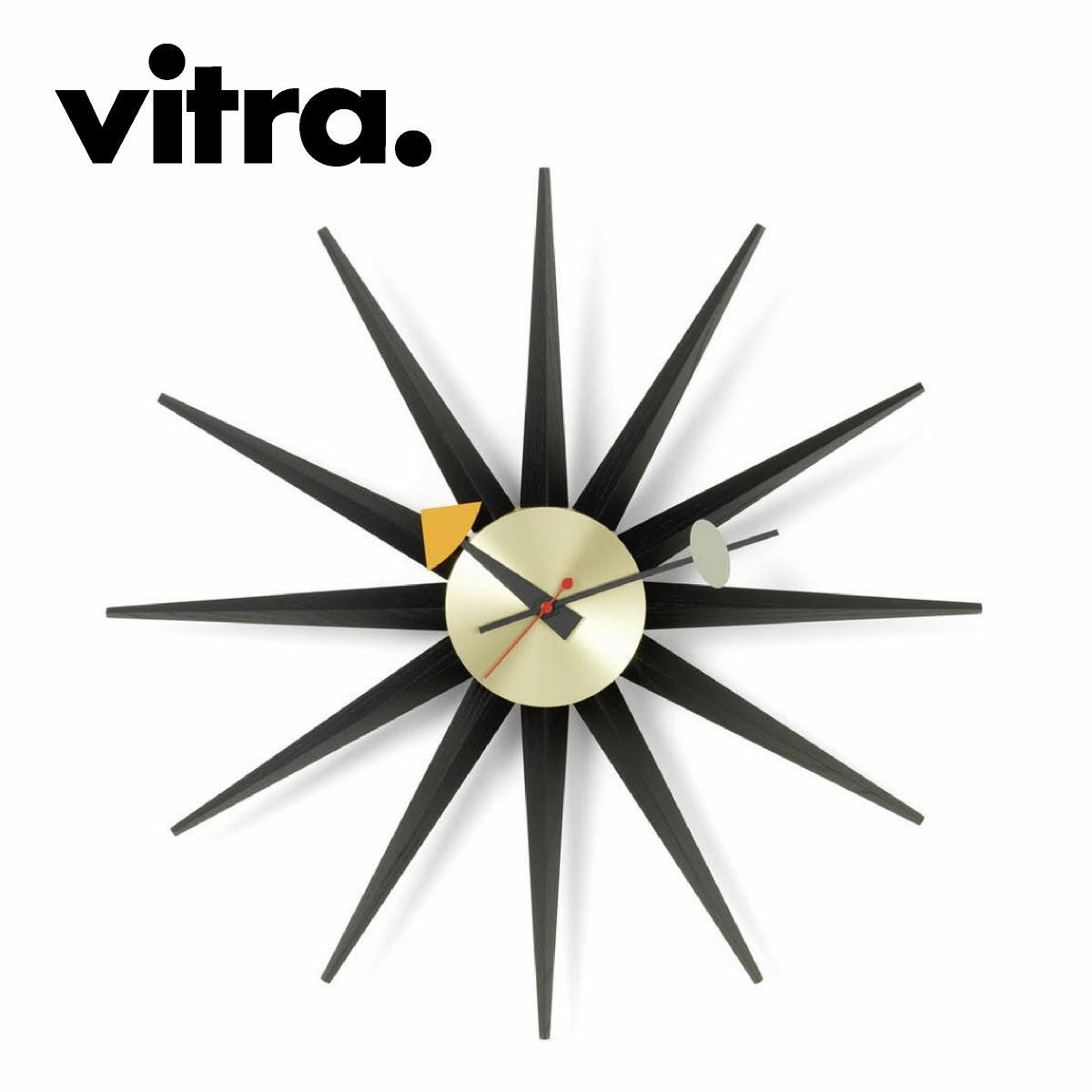 Vitra（ヴィトラ） ネルソン サンバーストクロック ブラック商品画像1