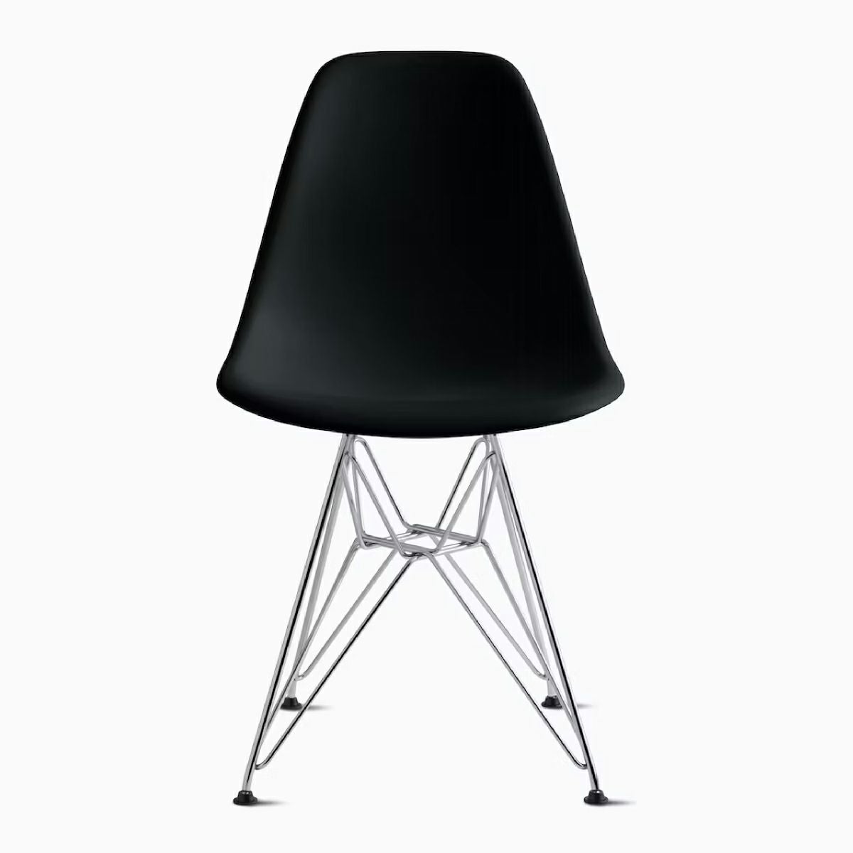 イームズ サイドシェルチェア DSR ブラック クロームベース［DSR. 47