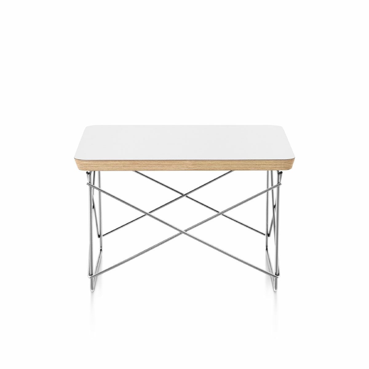 ハーマンミラー（Hermanmiller）イームズ ワイヤーベーステーブル LTRT スタジオホワイト×クロームベース［LTRT 98 47］
