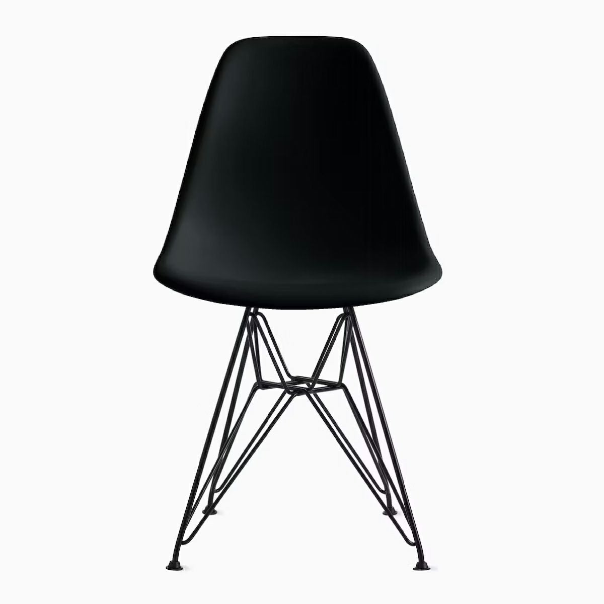 イームズ サイドシェルチェア DSR ブラック ブラックベース［DSR. BK