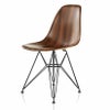 ハーマンミラー（Hermanmiller）イームズ ウッドシェルチェア サイドチェア DWSR ウォールナット ブラックベース［DWSR. BK OU E8］