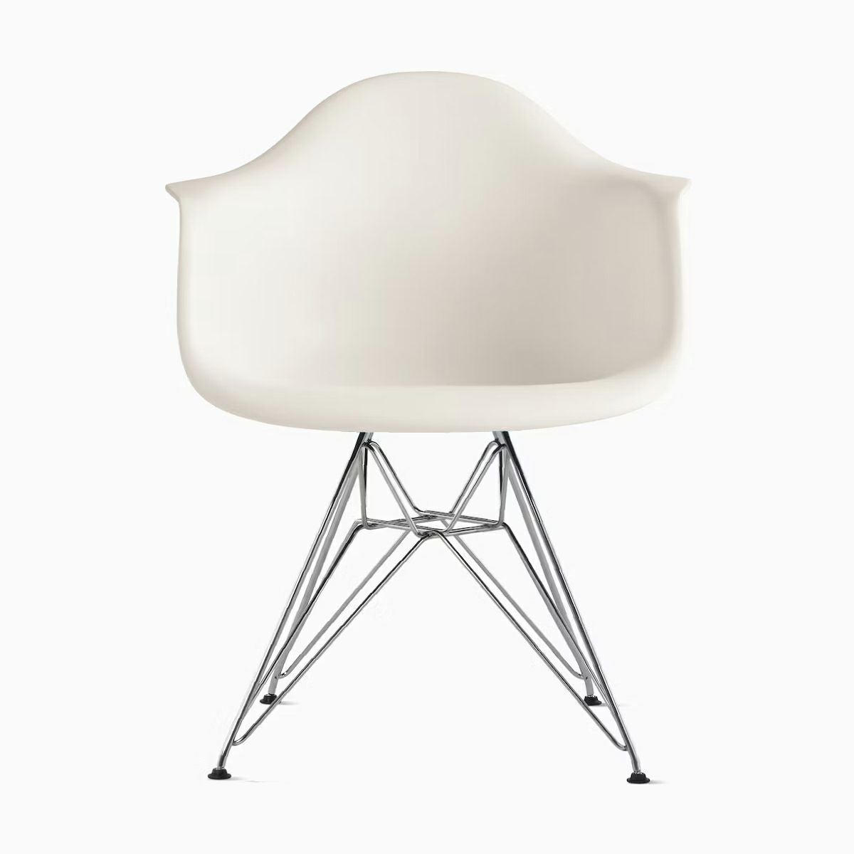 イームズ アームシェルチェア DAR ホワイト クロームベース［DAR. 47