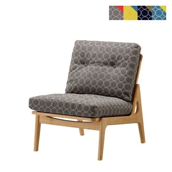 マルニ60 オークフレームチェア アームレス ファブリック M-05（ミナペルホネン dop-tambourine）商品画像1