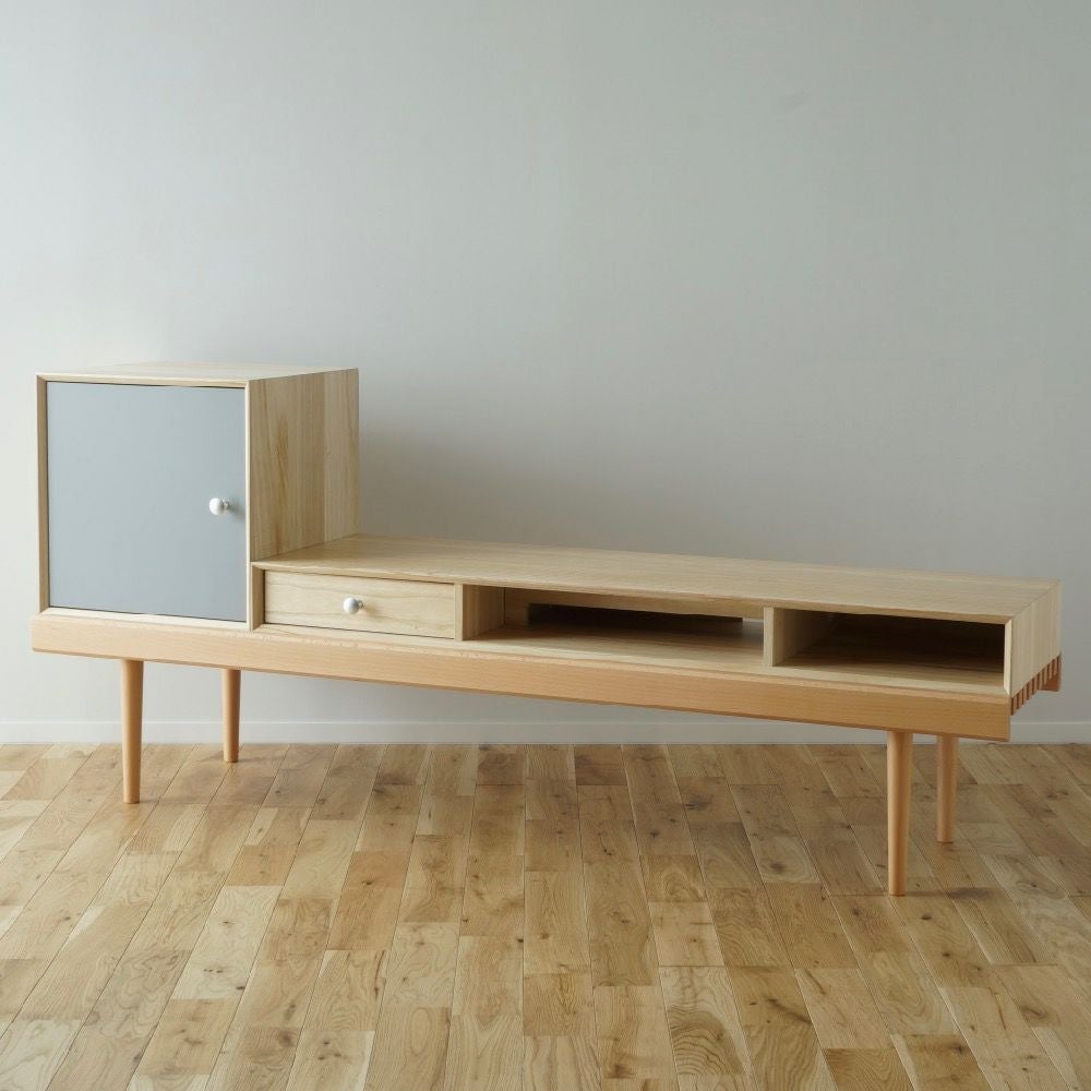 826STANDARD UNIT168cm テレビボード（テレビ台）Cセット ウッドレッグ