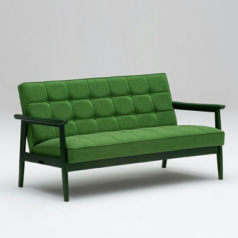 カリモク60 Kチェア 2シーター グリーングリーン［W36173GQ］