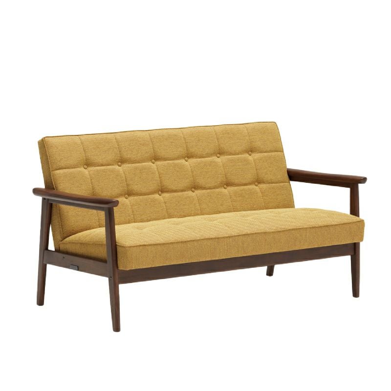 カリモク60 Kチェア 2シーター マスタードイエロー