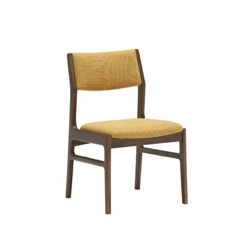 カリモク60+ アームレスダイニングチェア マスタードイエロー