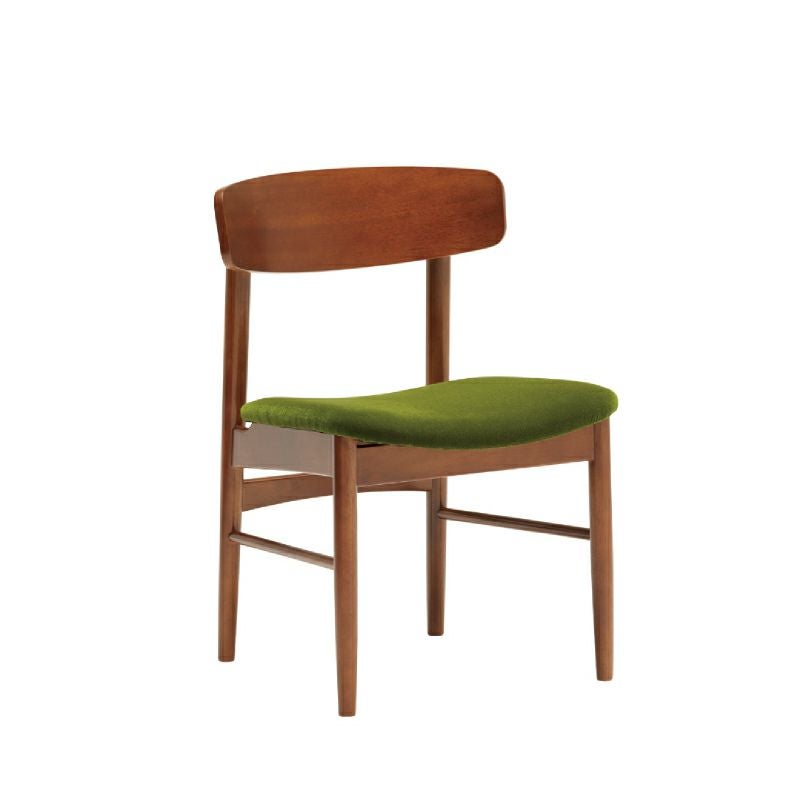 カリモク60+ Tチェア モケットグリーン